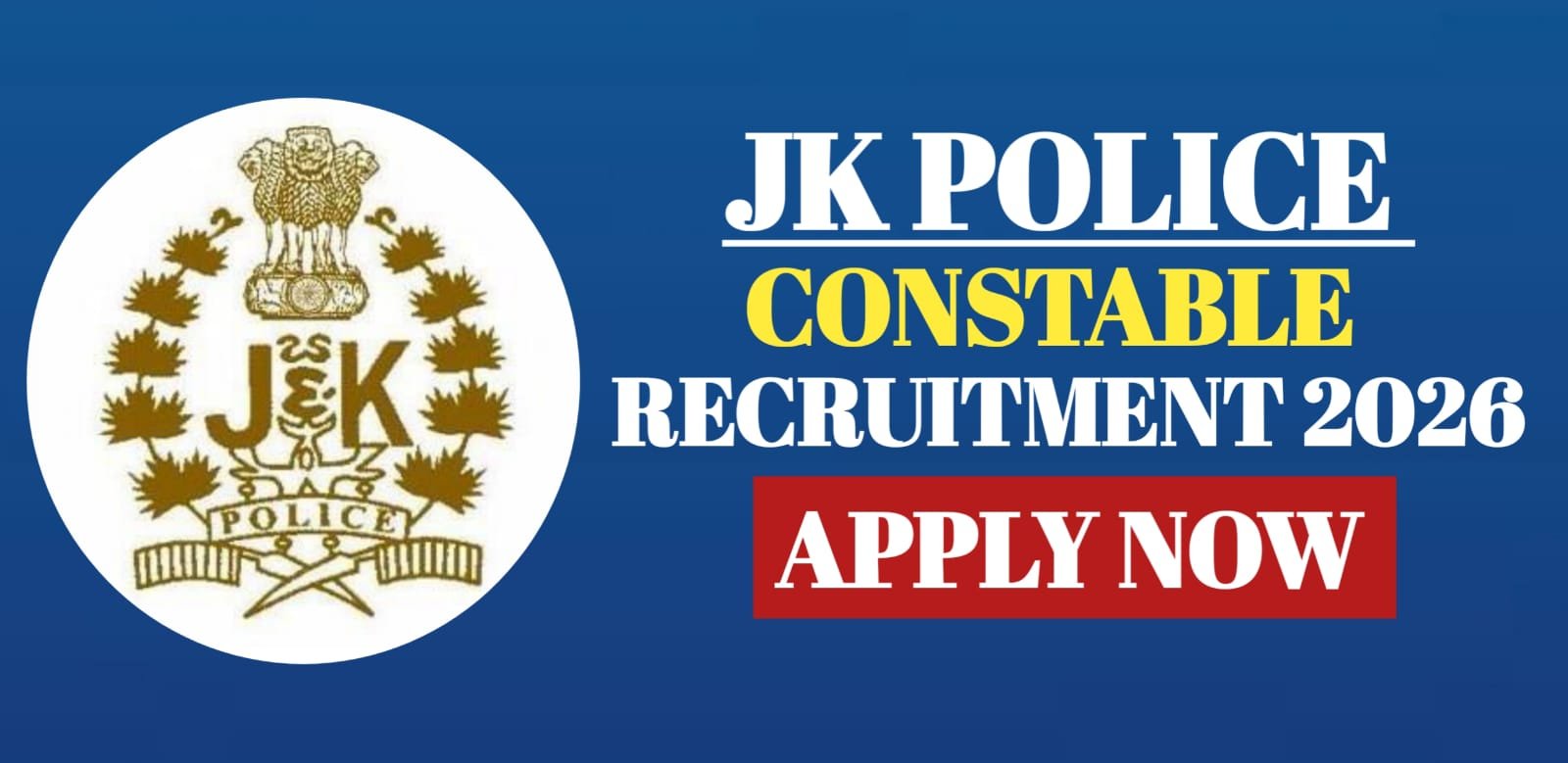 JK Police Constable Recruitment 2026