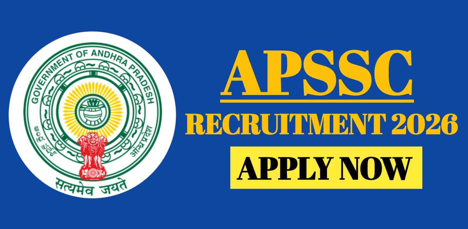 APSSC Recruitment 2026