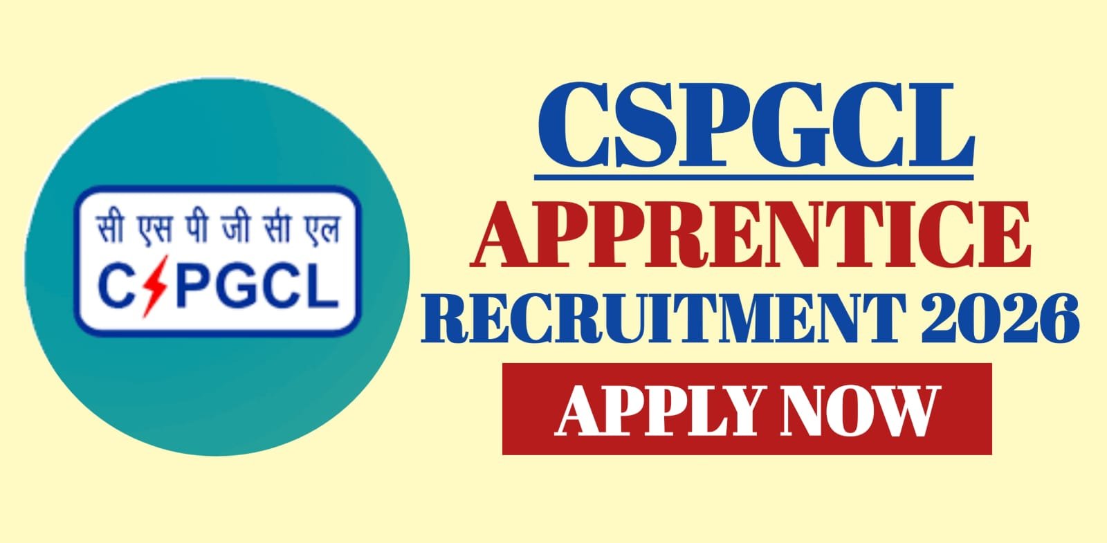 CSPGCL Apprentice Recruitment 2026