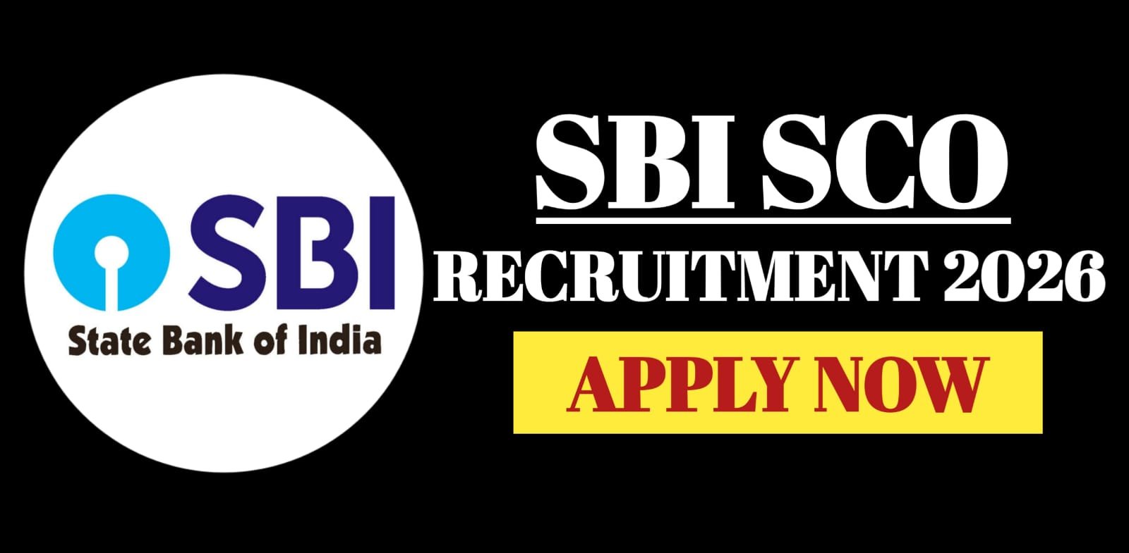 SBI SCO Recruitment 2026