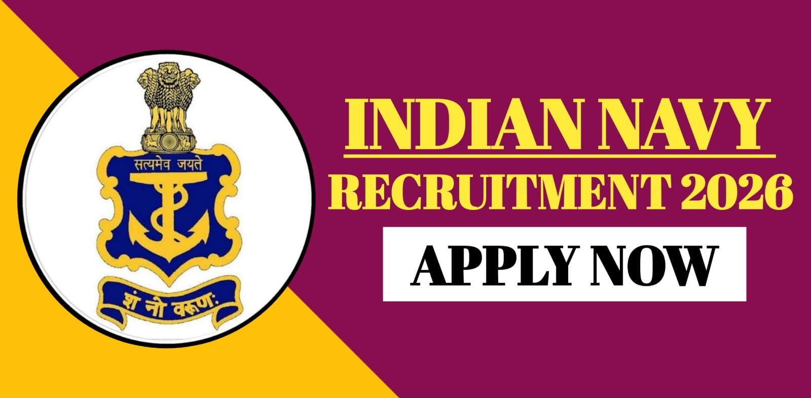 Indian Navy Recruitment 2026