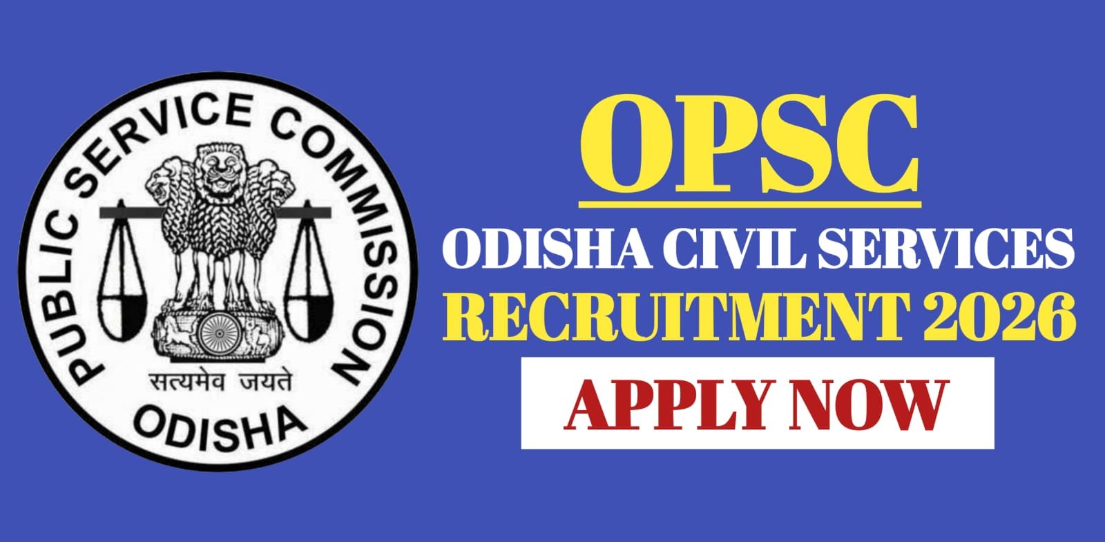 OPSC OCS Recruitment 2026
