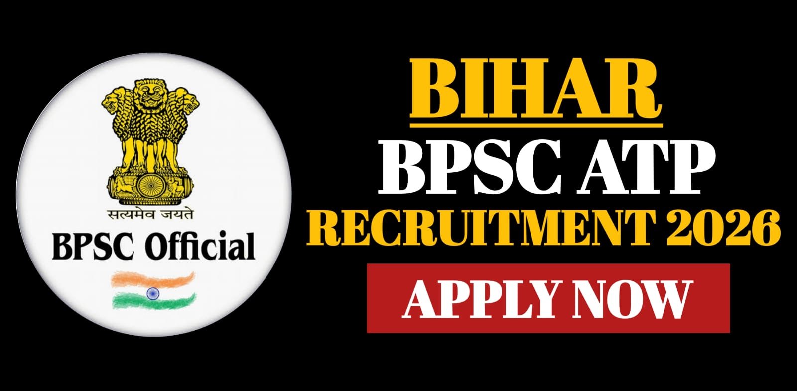 Bihar BPSC ATP Recruitment 2026