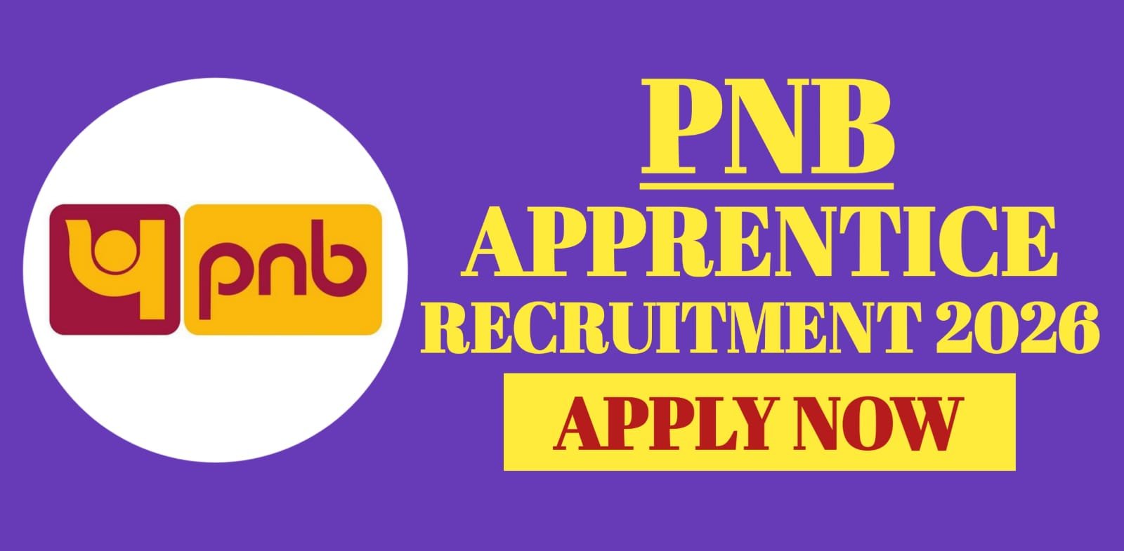 PNB Apprentice Recruitment 2026
