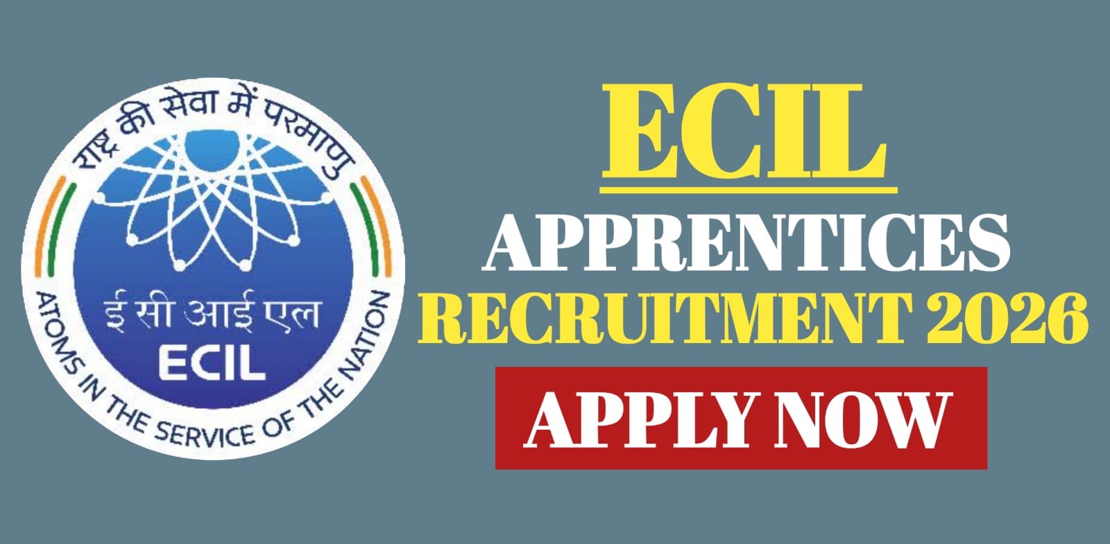 ECIL Apprentices Recruitment 2026 