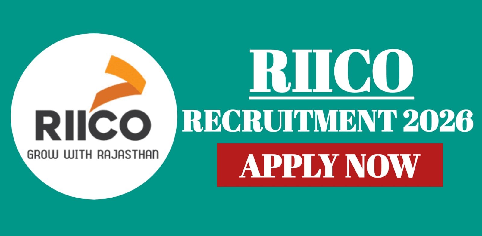 RIICO Recruitment 2026