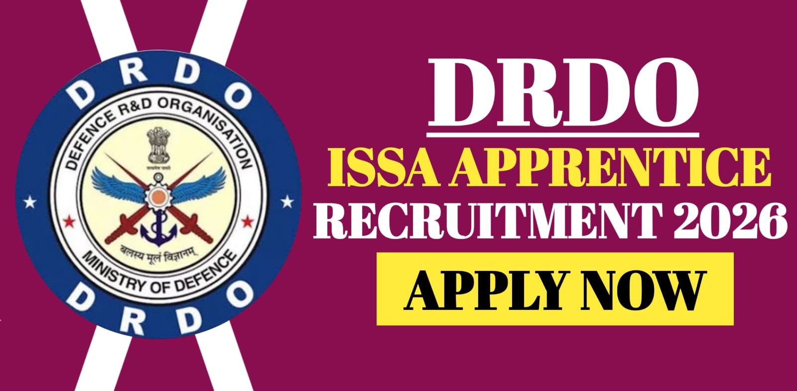 DRDO ISSA Apprentice Recruitment 2026