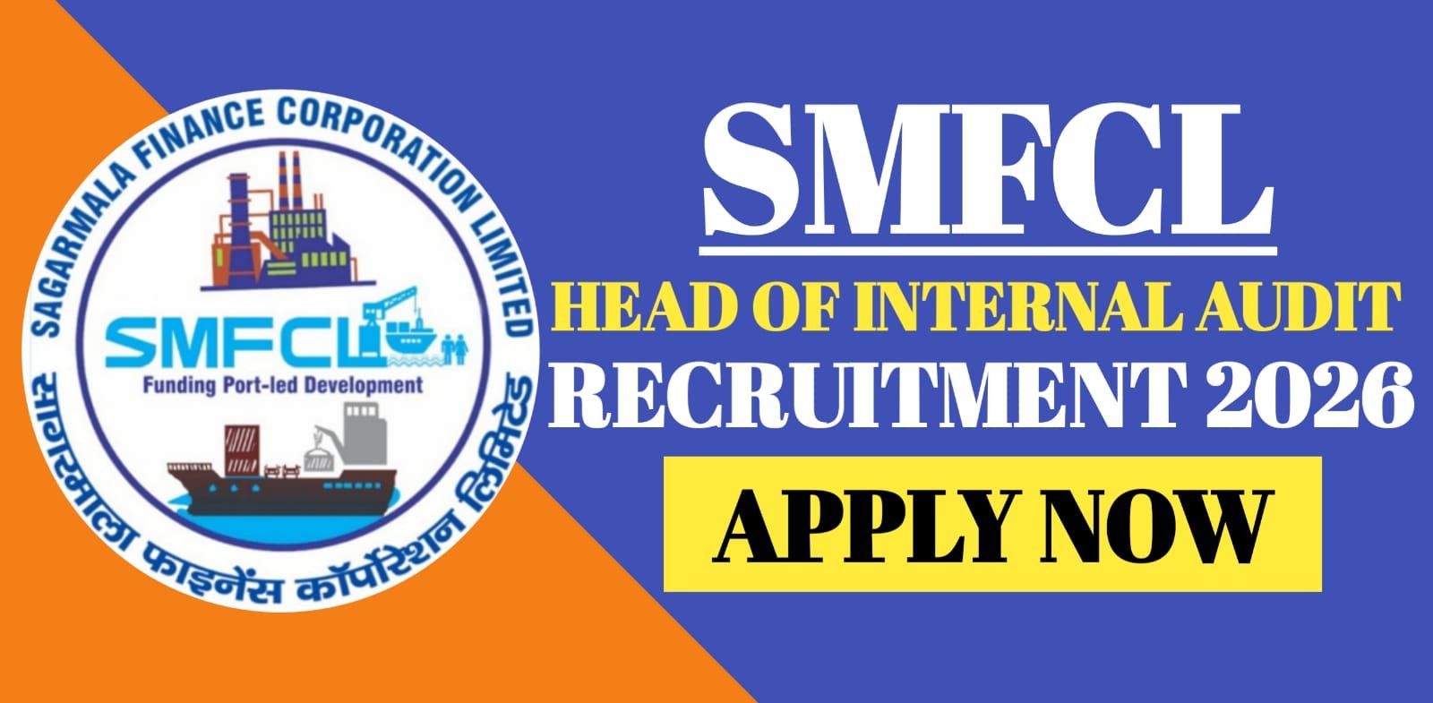 SMFCL Head Of Internal Audit Recruitment 2026