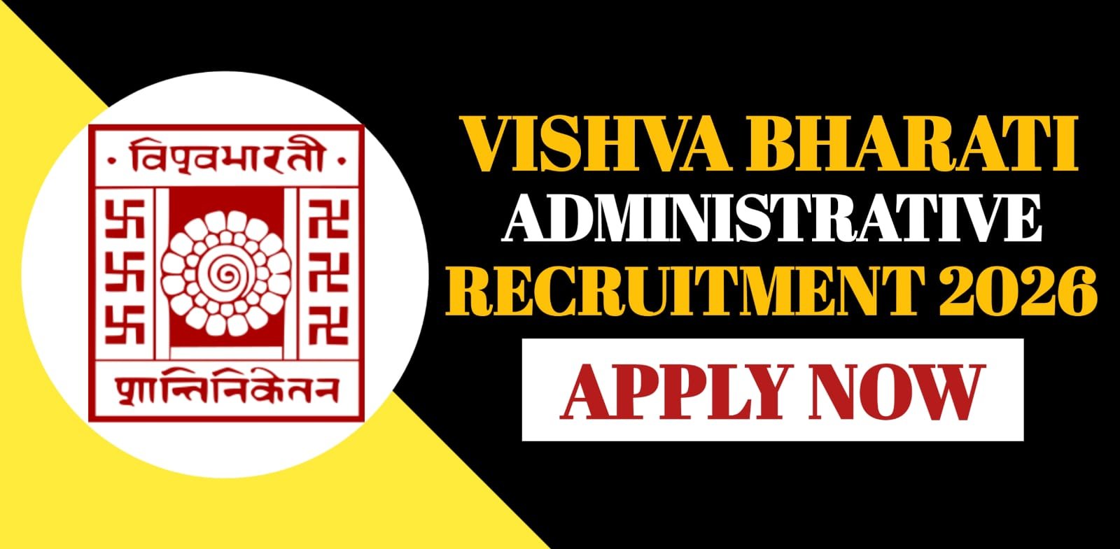 Visva Bharati Administrative Recruitment 2026