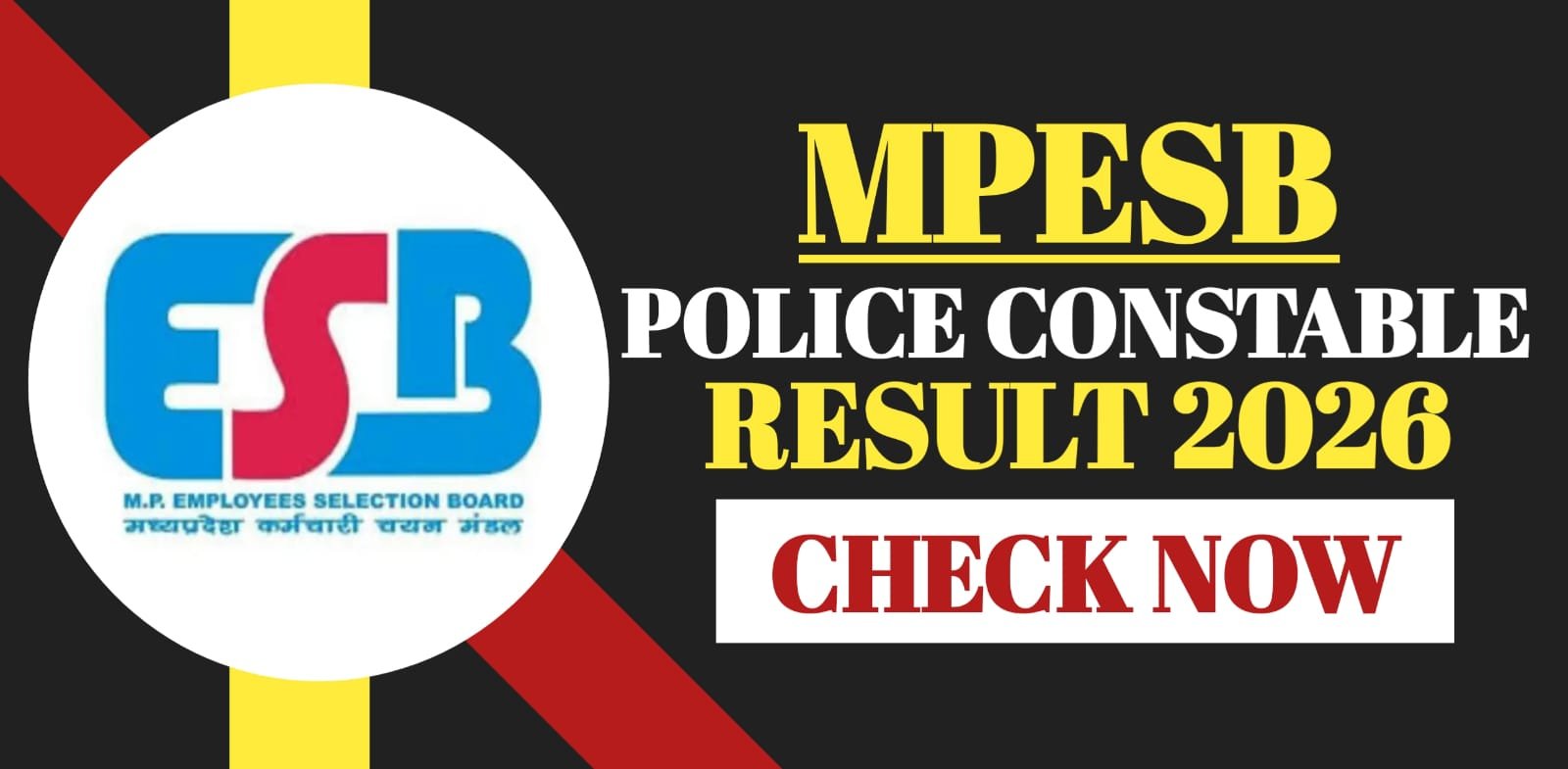 MPESB Police Constable Result 2026