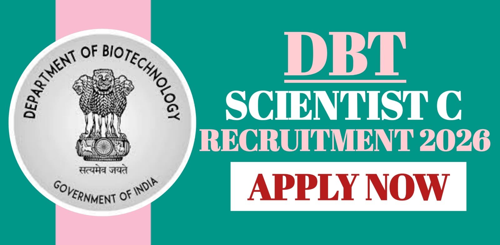 DBT Scientist C Recruitment 2026