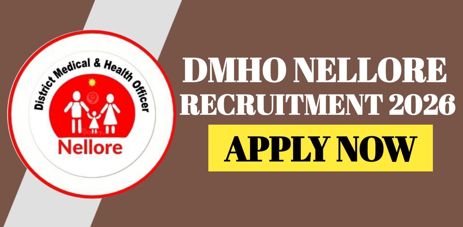 DMHO Nellore Recruitment 2026 | Apply