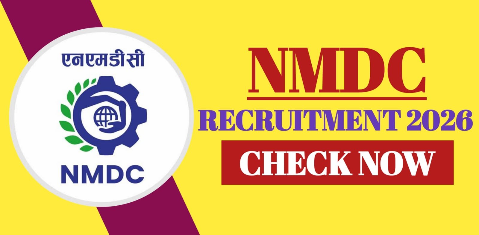 NMDC Recruitment 2026 | Apply