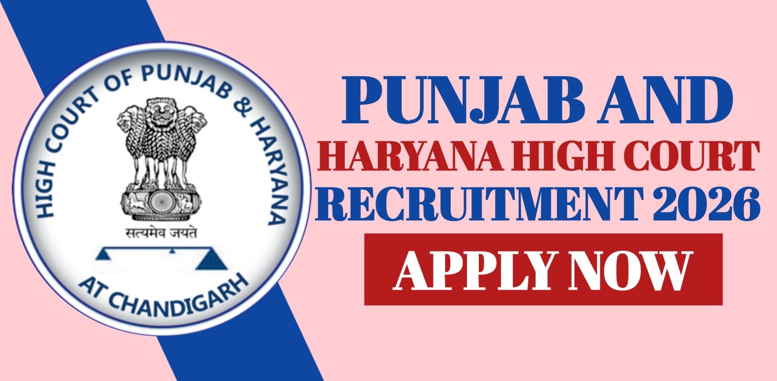 Punjab And Haryana High Court Recruitment 2026 | Apply