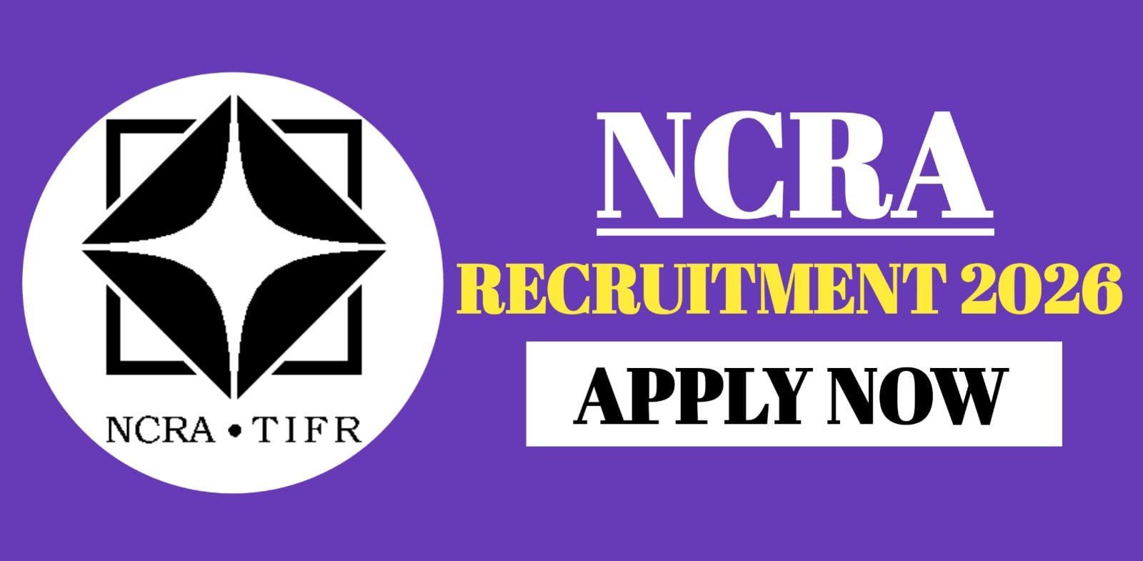 NCRA Recruitment 2026