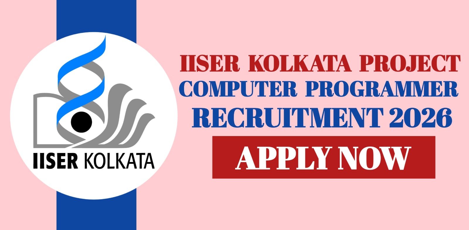 IISER Kolkata Project Computer Recruitment 2026
