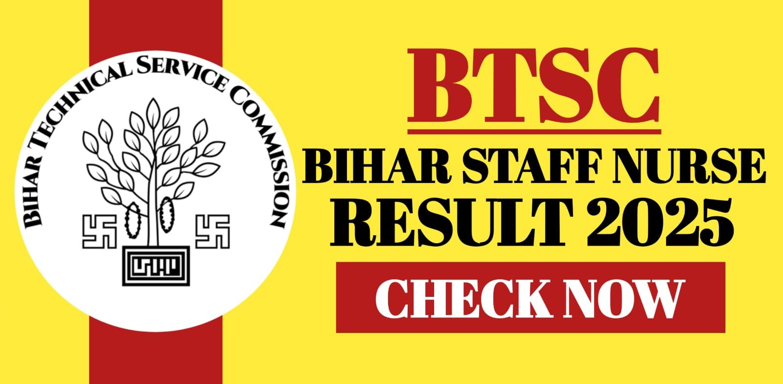 Bihar BTSC Staff Nurse Result 2025