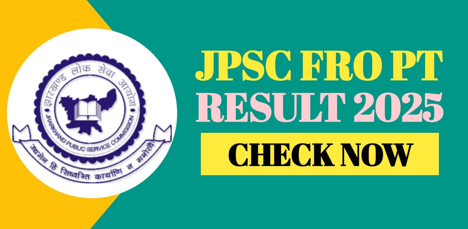 JPSC FRO PT Result 2025