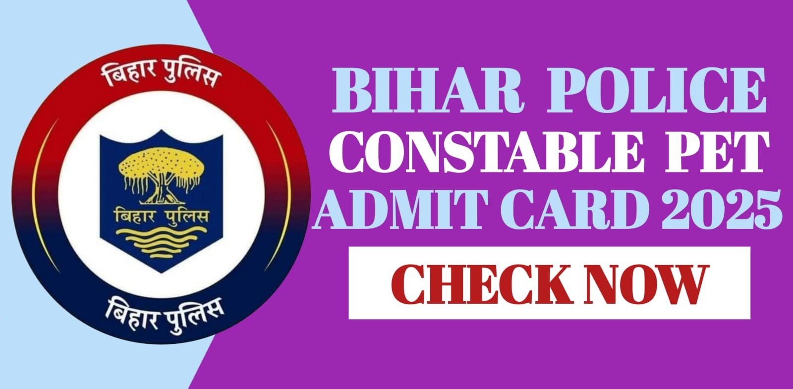 Bihar Police Constable PET Admit Card 2025