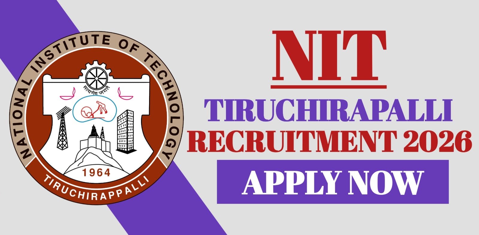 NIT Tiruchirappalli Recruitment 2026 | Apply