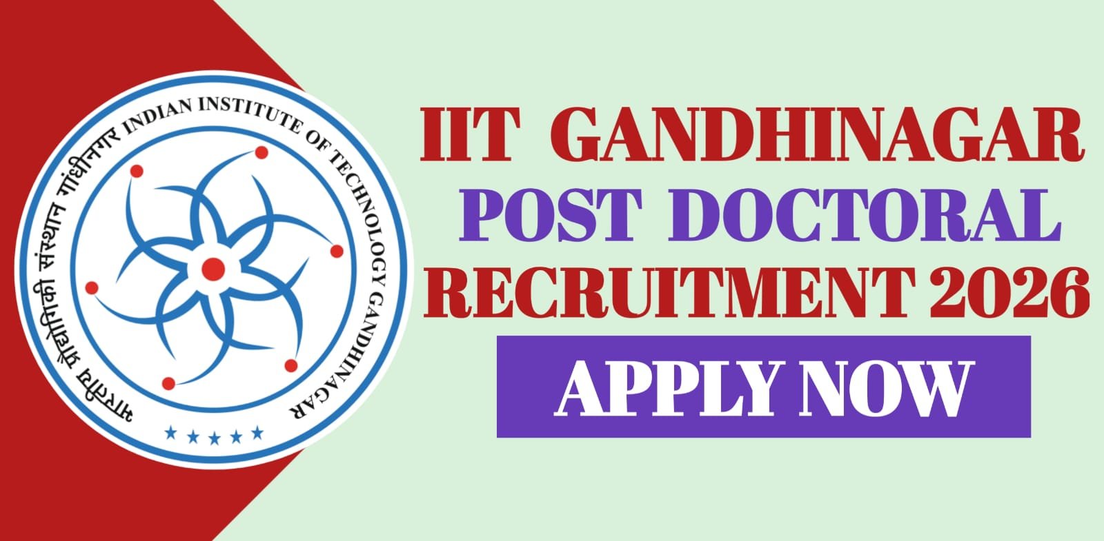 IIT Gandhinagar Post Doctoral Recruitment 2026