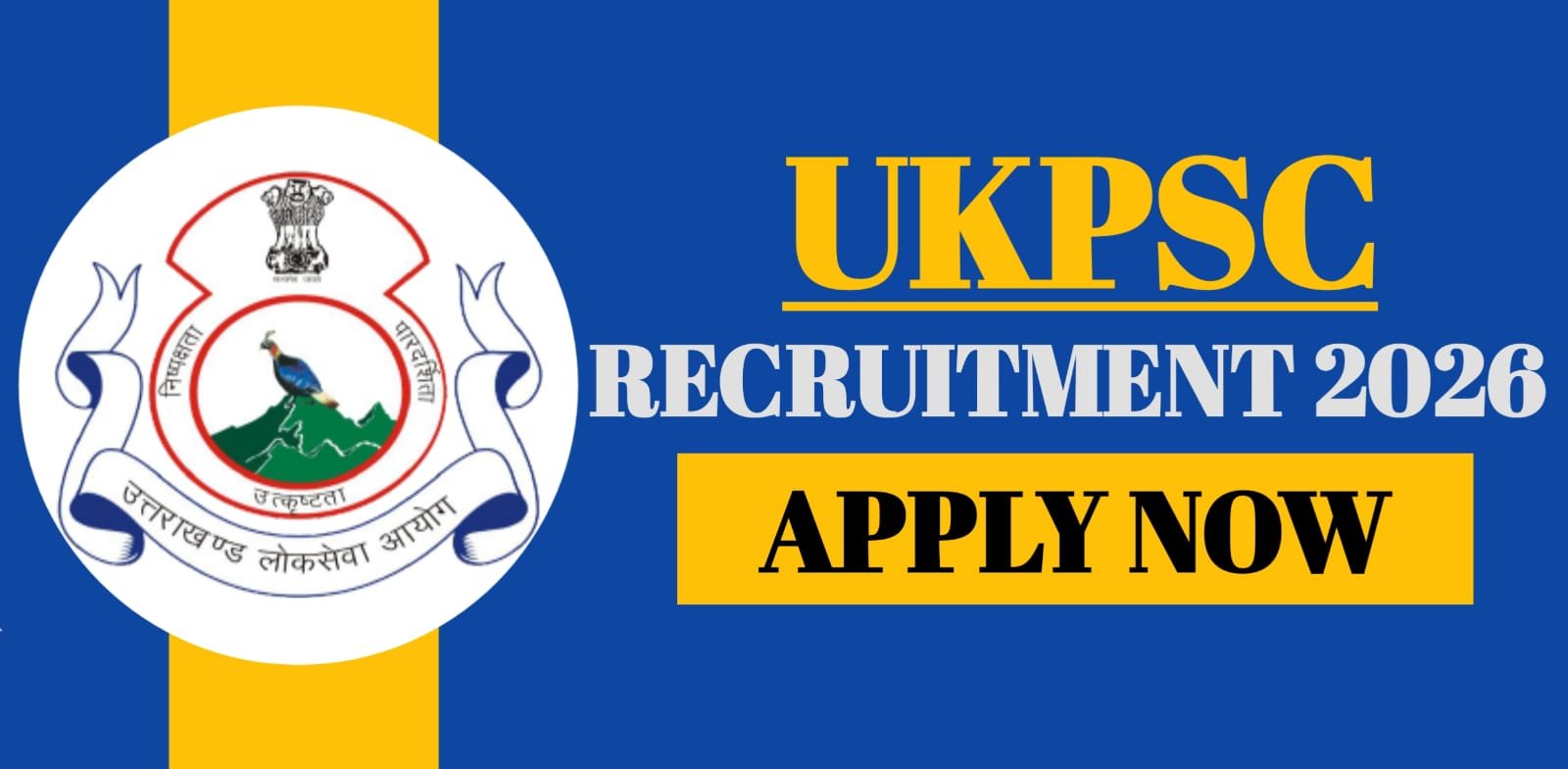UKPSC Recruitment 2026