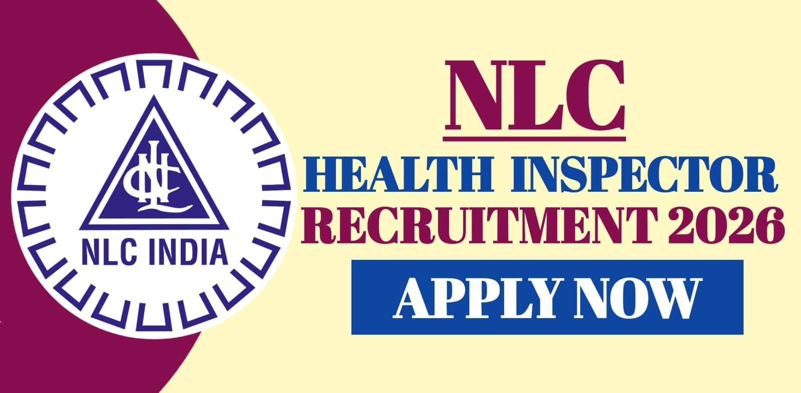 NLC Health Inspector Recruitment 2026