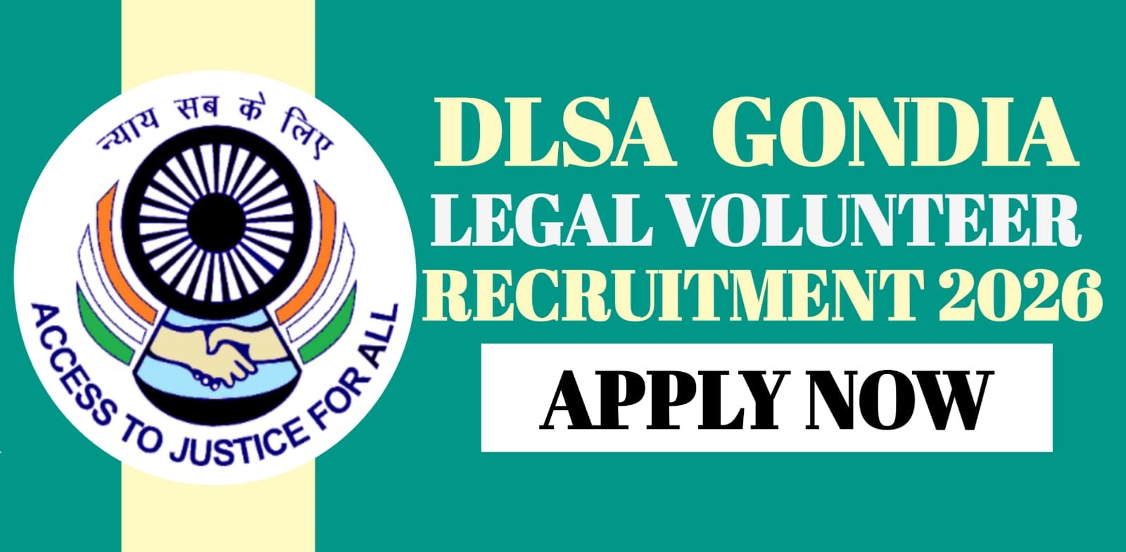 DLSA Gondia Legal Volunteer Recruitment 2026