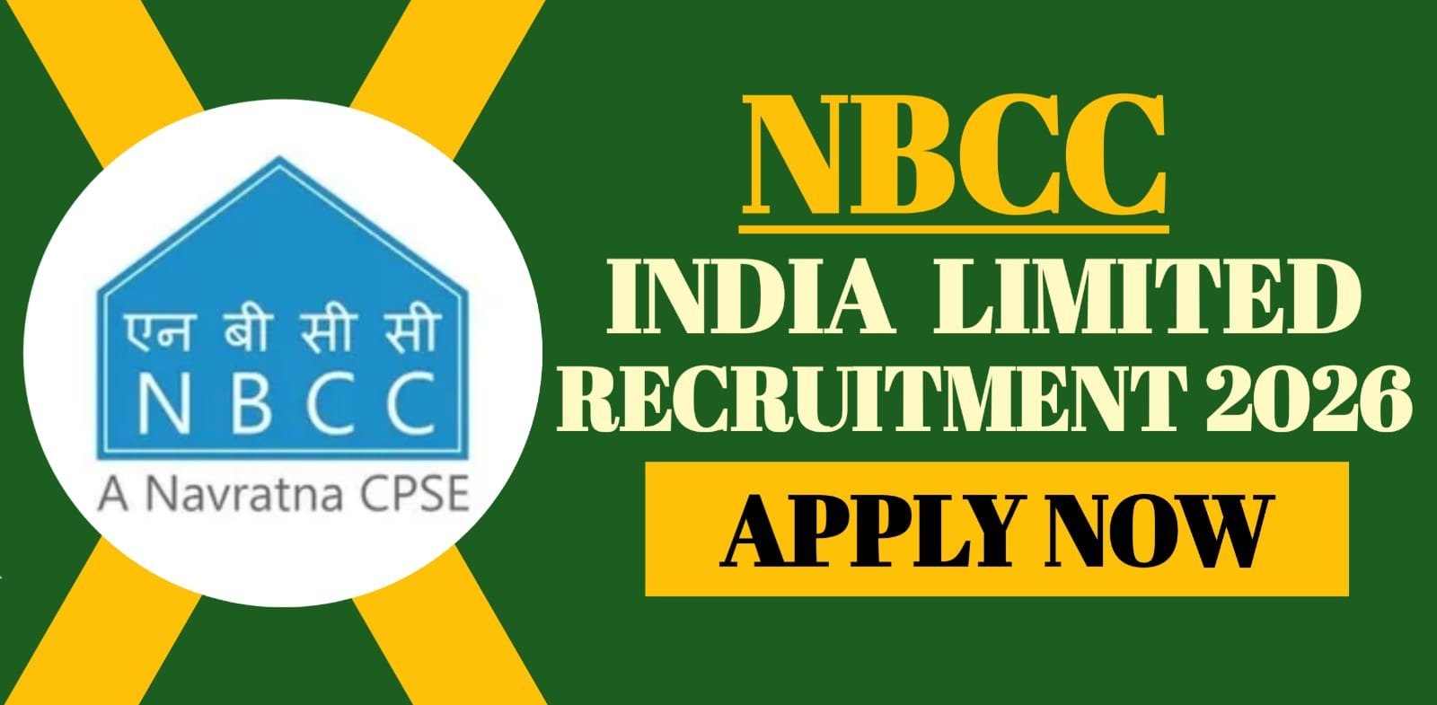 NBCC India limited Recruitment 2026