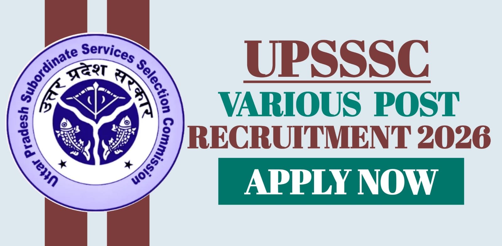 UPSSSC Various Post Recruitment 2026