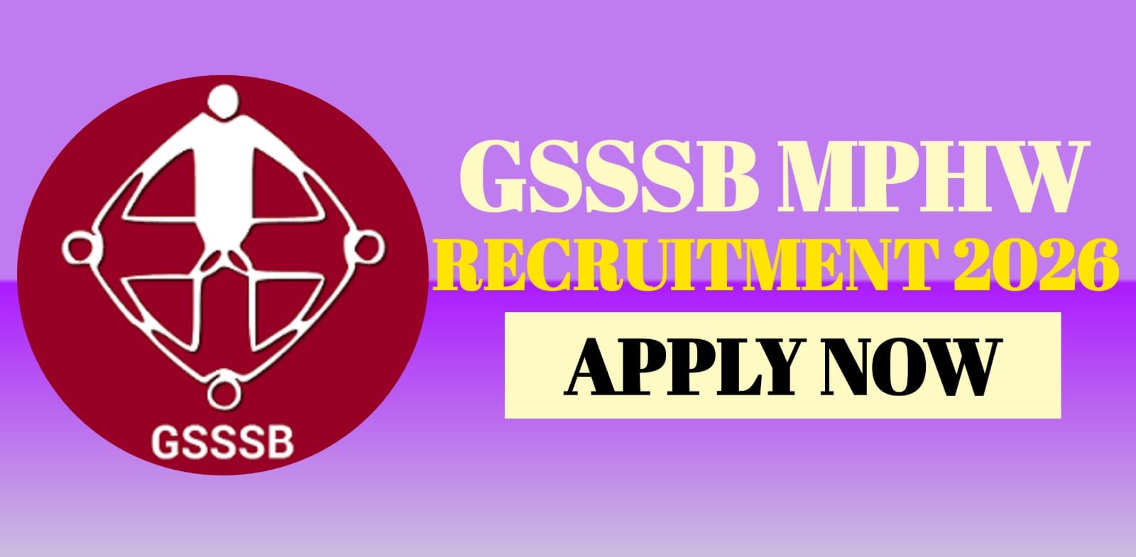 GSSSB MPHW Recruitment 2026