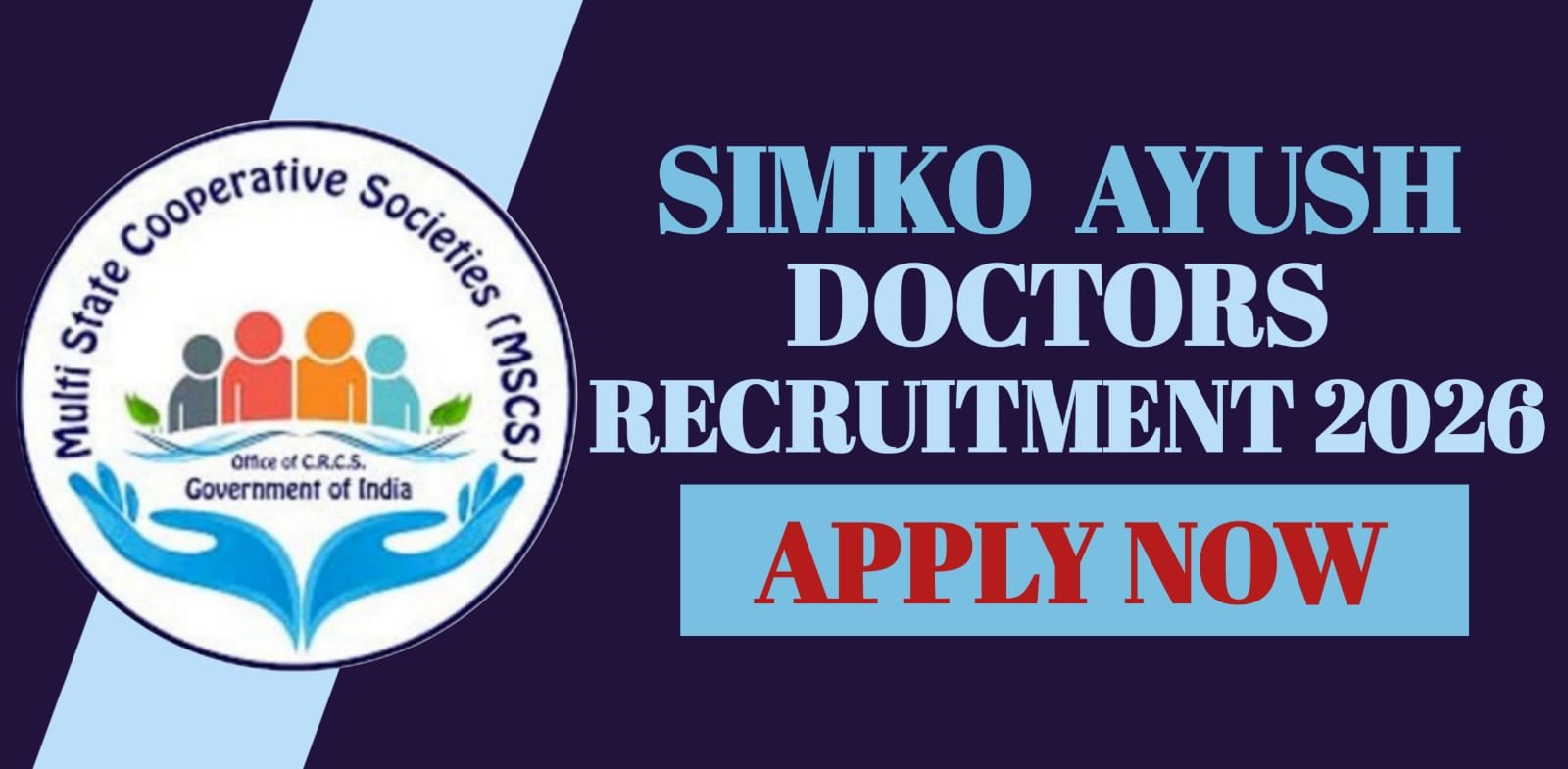 SIMCO AYUSH Doctors Recruitment 2026