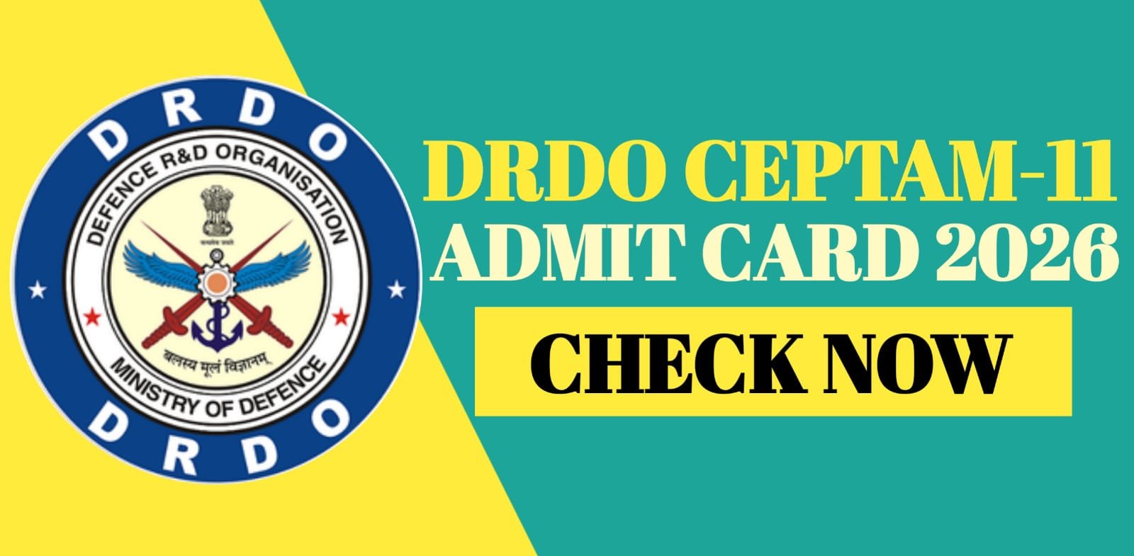 DRDO CEPTAM-11 Admit Card 2026