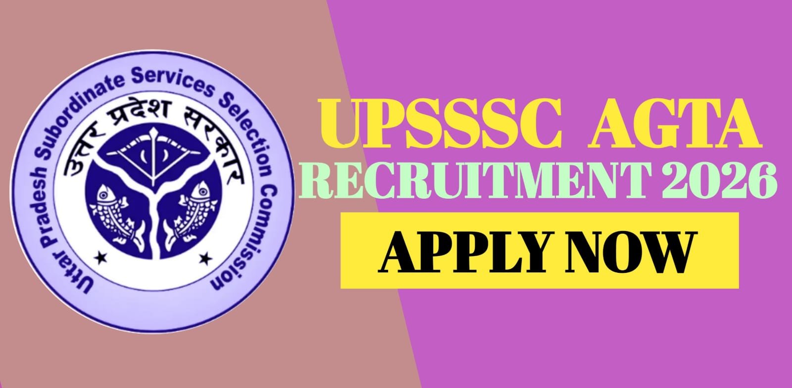 UPSSSC AGTA Recruitment 2026