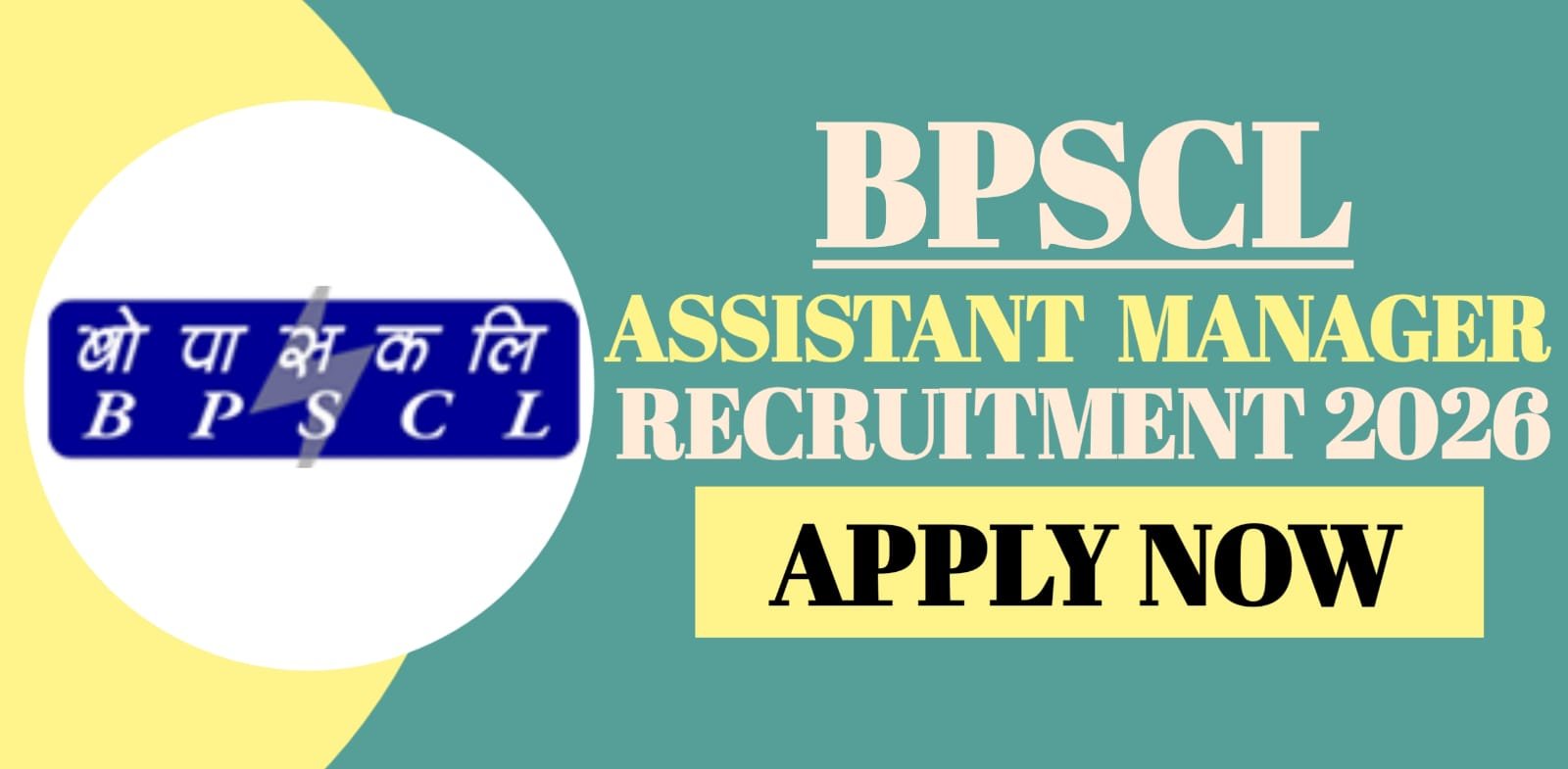 BPSCL Assistant Manager Recruitment 2026