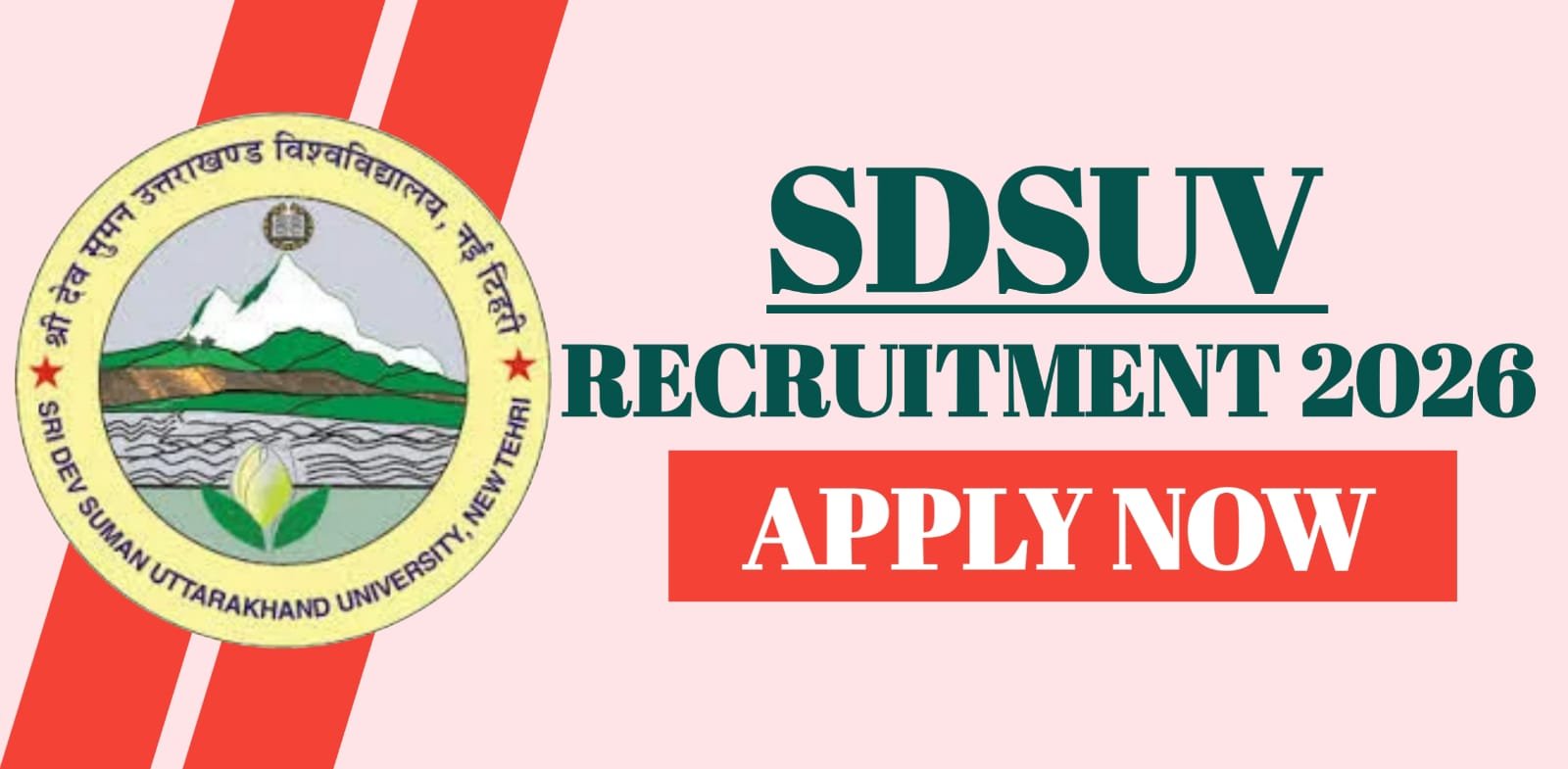 SDSUV Recruitment 2026