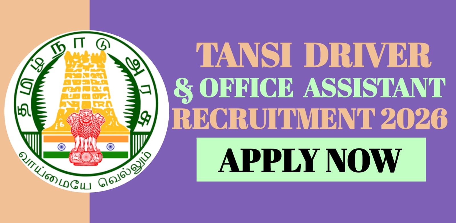 TANSI Driver & Office Assistant Recruitment 2026 | Apply