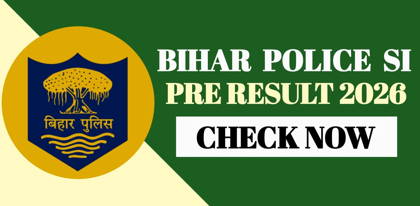 Bihar Police SI Pre Result 2026 | Check