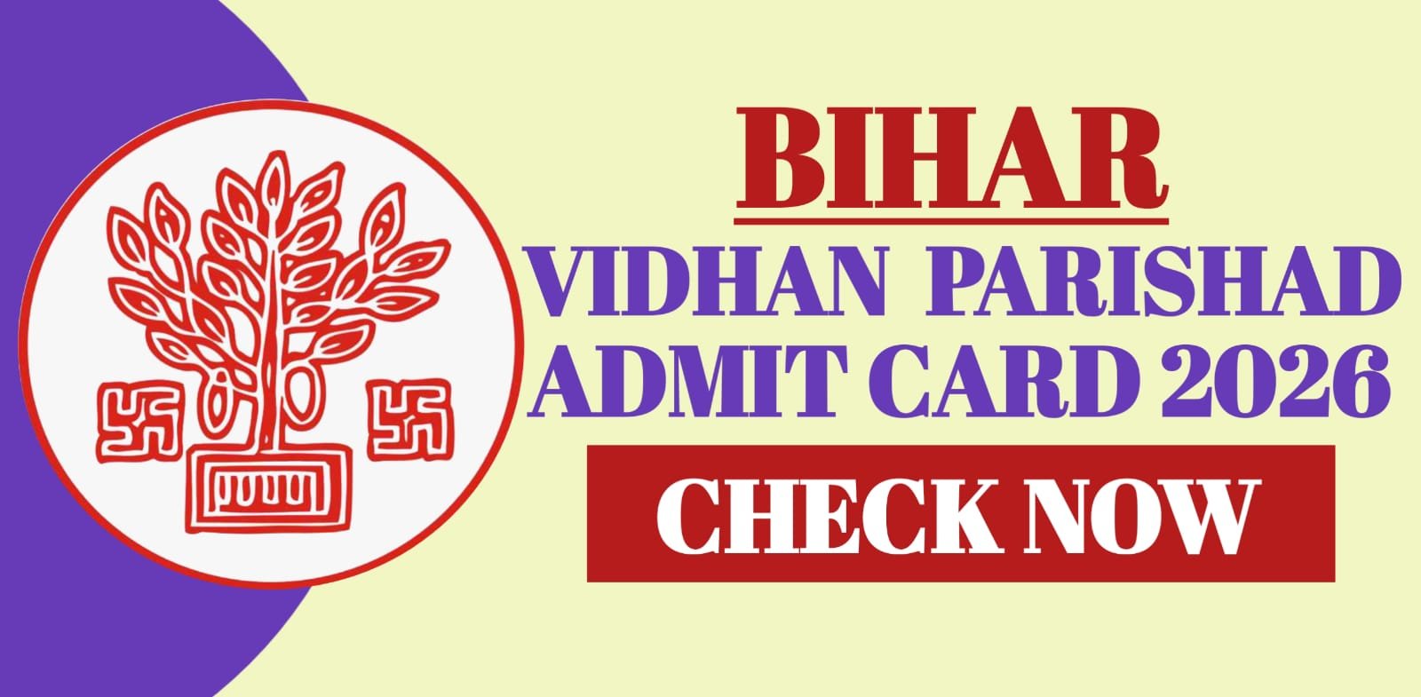 Bihar Vidhan Parishad Admit Card 2026 | Check