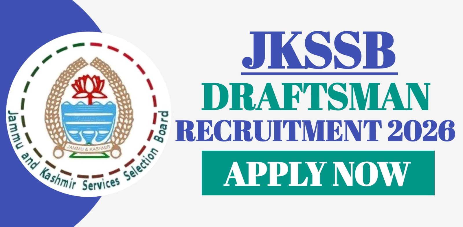 JKSSB Draftsman Recruitment 2026 | Apply
