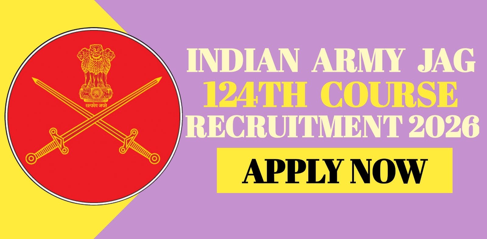Indian Army JAG 124th Course Recruitment 2026