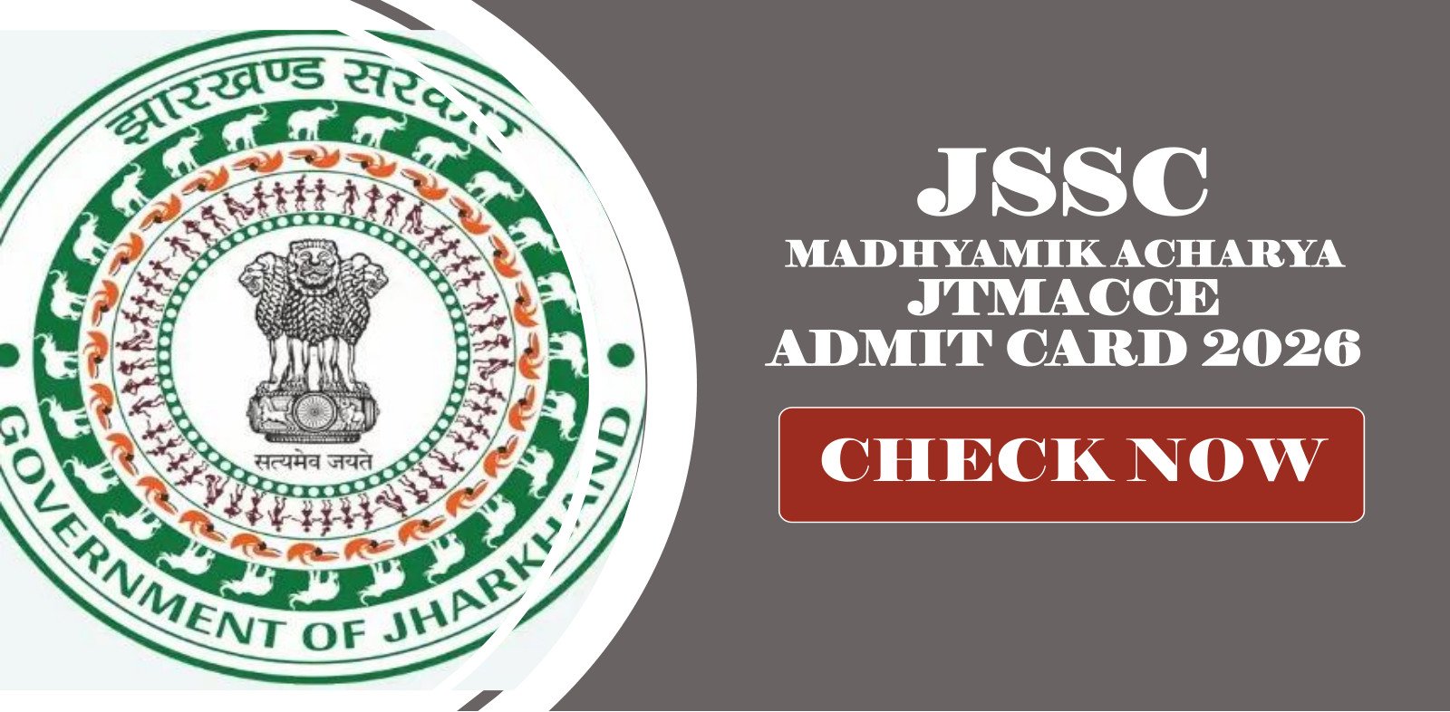 JSSC Madhyamik Acharya JTMACCE Admit Card 2026