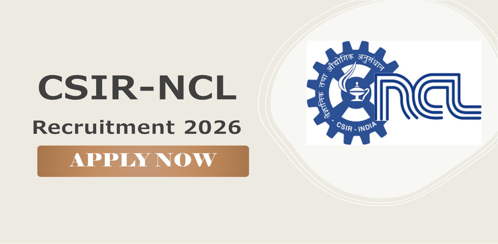 CSIR-NCL Recruitment 2026