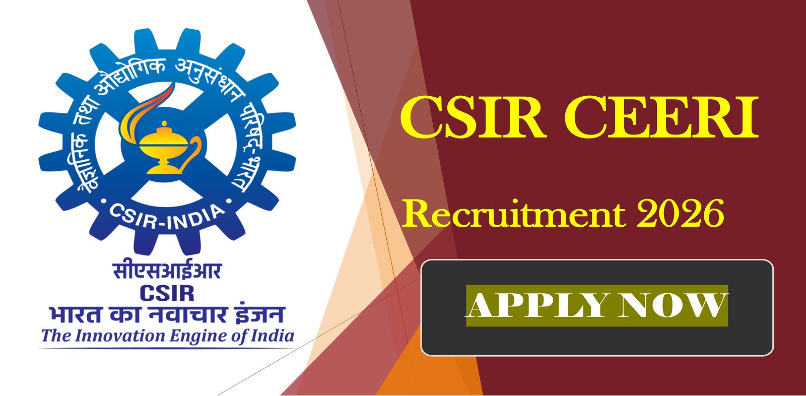 CSIR CEERI Recruitment 2026