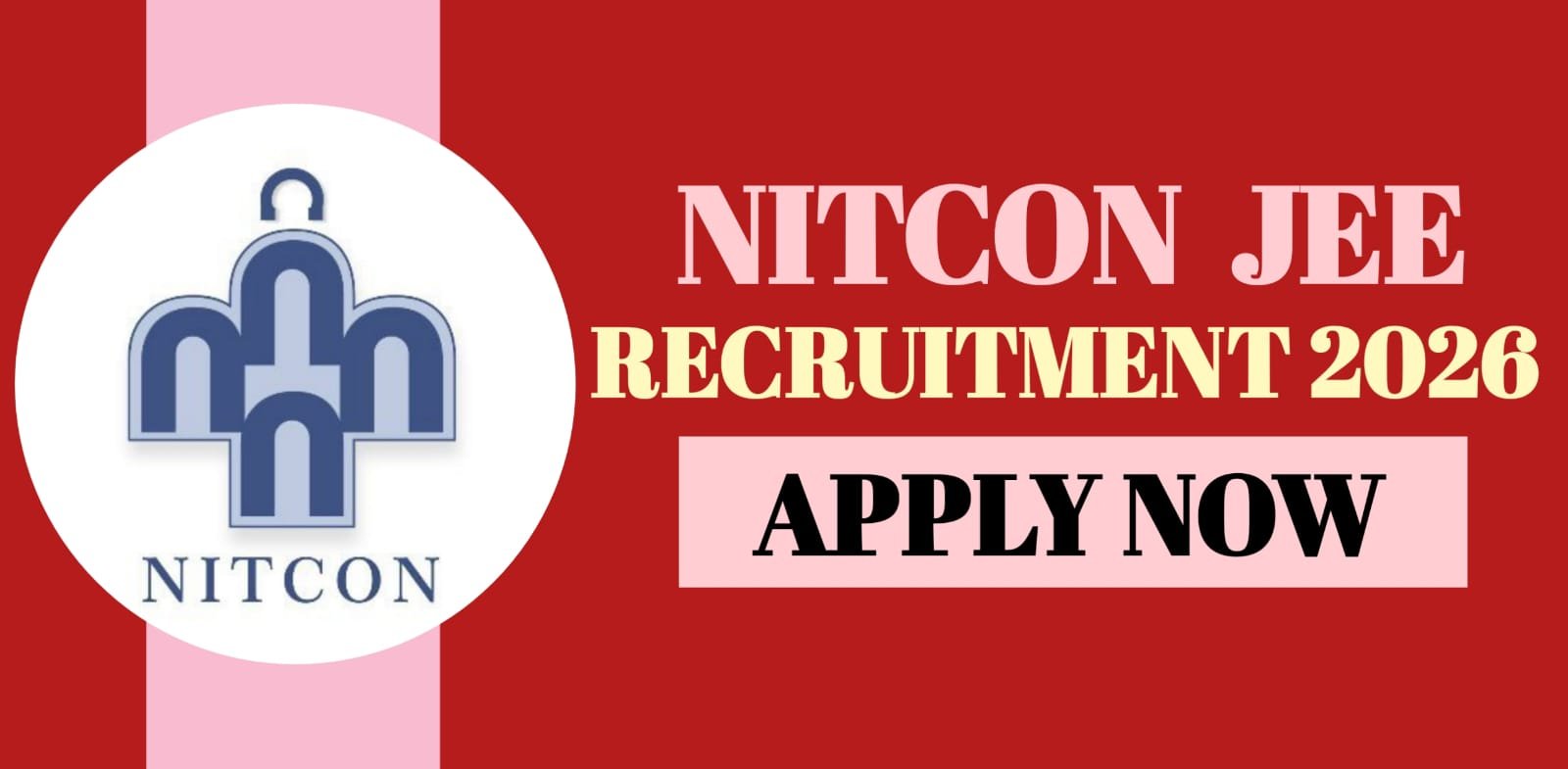 NITCON JEE Recruitment 2026