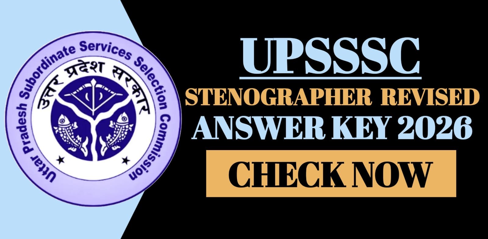 UPSSSC Stenographer Revised Answer Key 2026