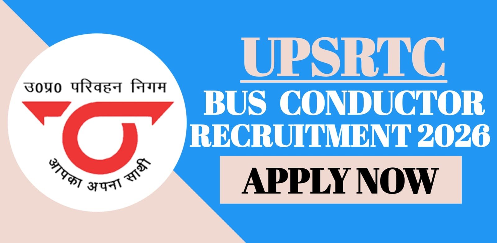 UPSRTC Bus Conductor Recruitment 2026