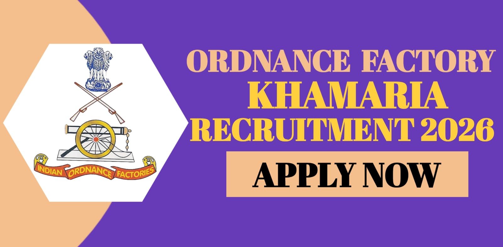 Ordnance Factory Khamaria Recruitment 2026 