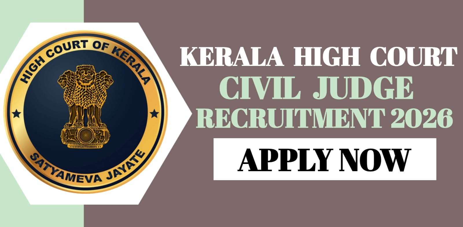 Kerala High Court Civil Judge Recruitment 2026