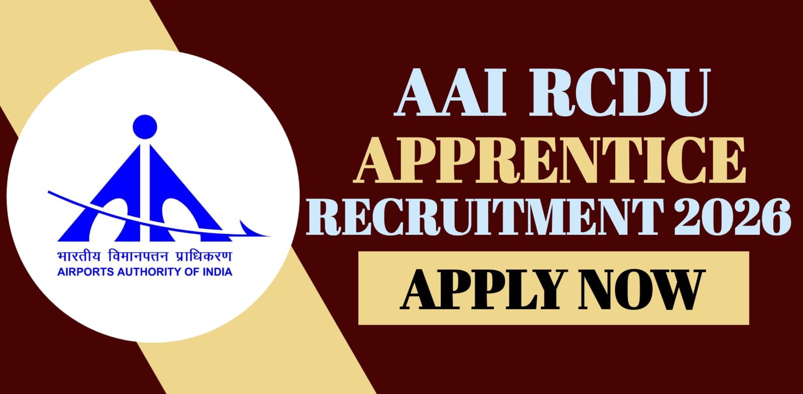 AAI RCDU Apprentice Recruitment 2026